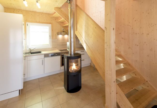 Chalet in Murau - Chalet # 2a with 3 bedrooms & whirlpool Küche Kachelofen Urlaub Murau