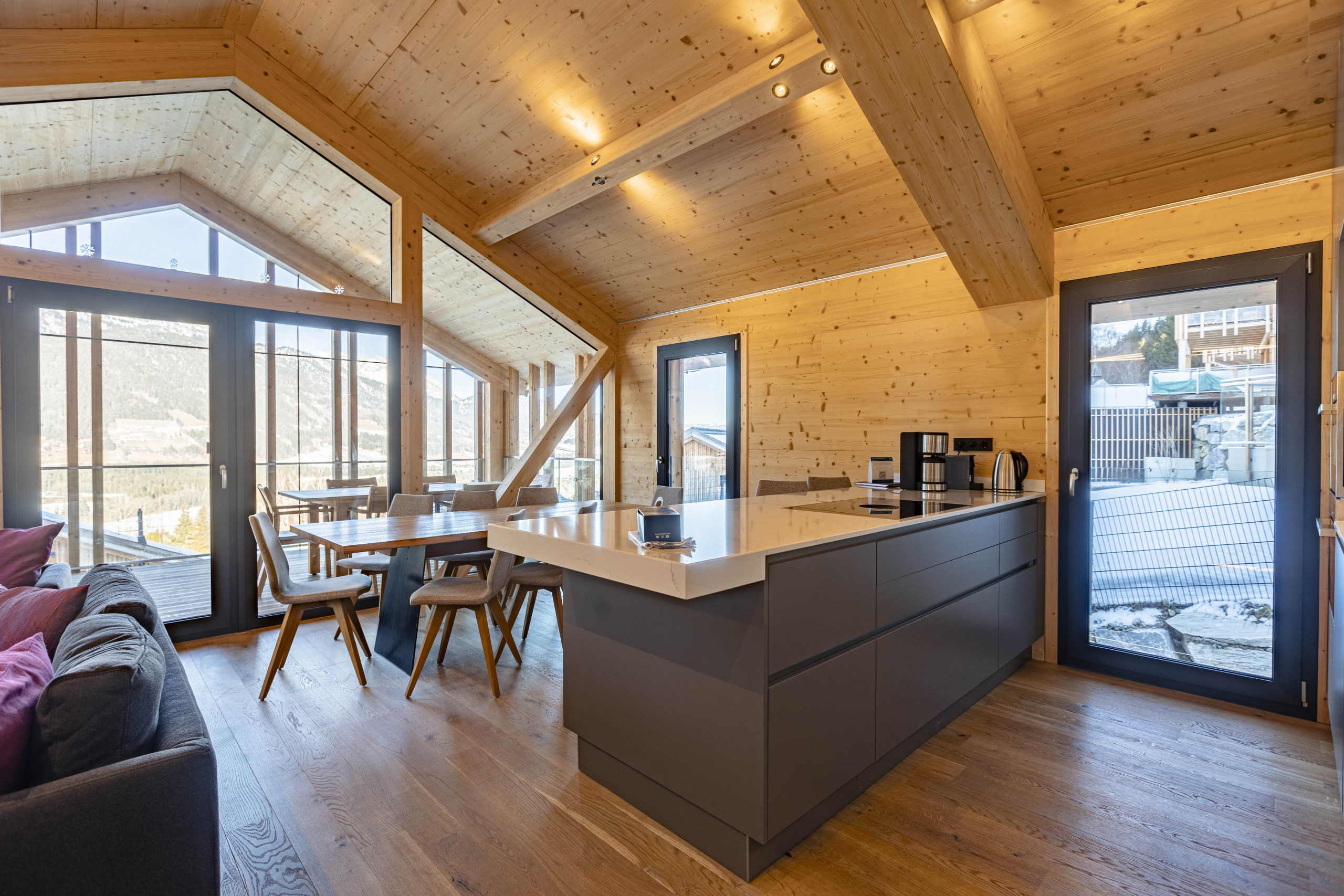 Villa in Haus im Ennstal - Superior Chalet with 3 bedrooms, sauna & pool