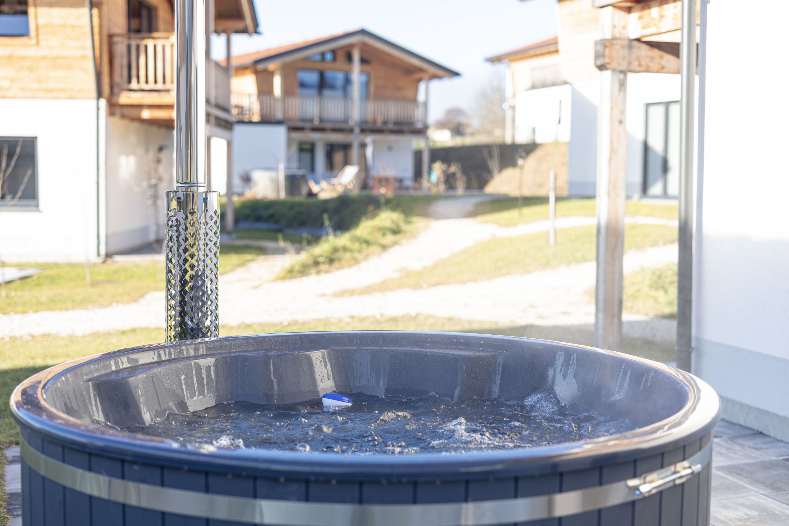  in Inzell - Chalet with sauna & hot tub for 10 people