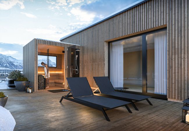 Apartment in Söll - Superior Penthouse # A10 with 2 bedrooms and sauna 