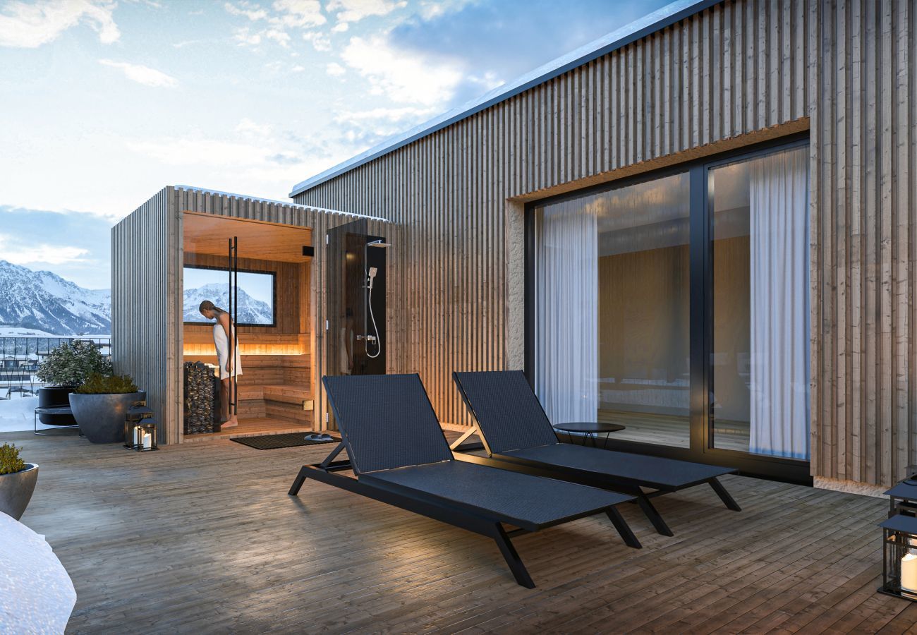 Apartment in Söll - Superior Penthouse # A10 with 2 bedrooms and sauna 