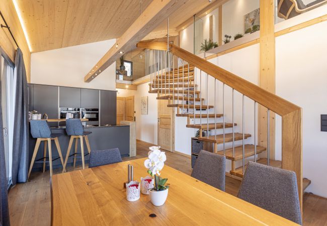 Appartement in Haus im Ennstal - Superior appartement met galerij, sauna & whirlpool