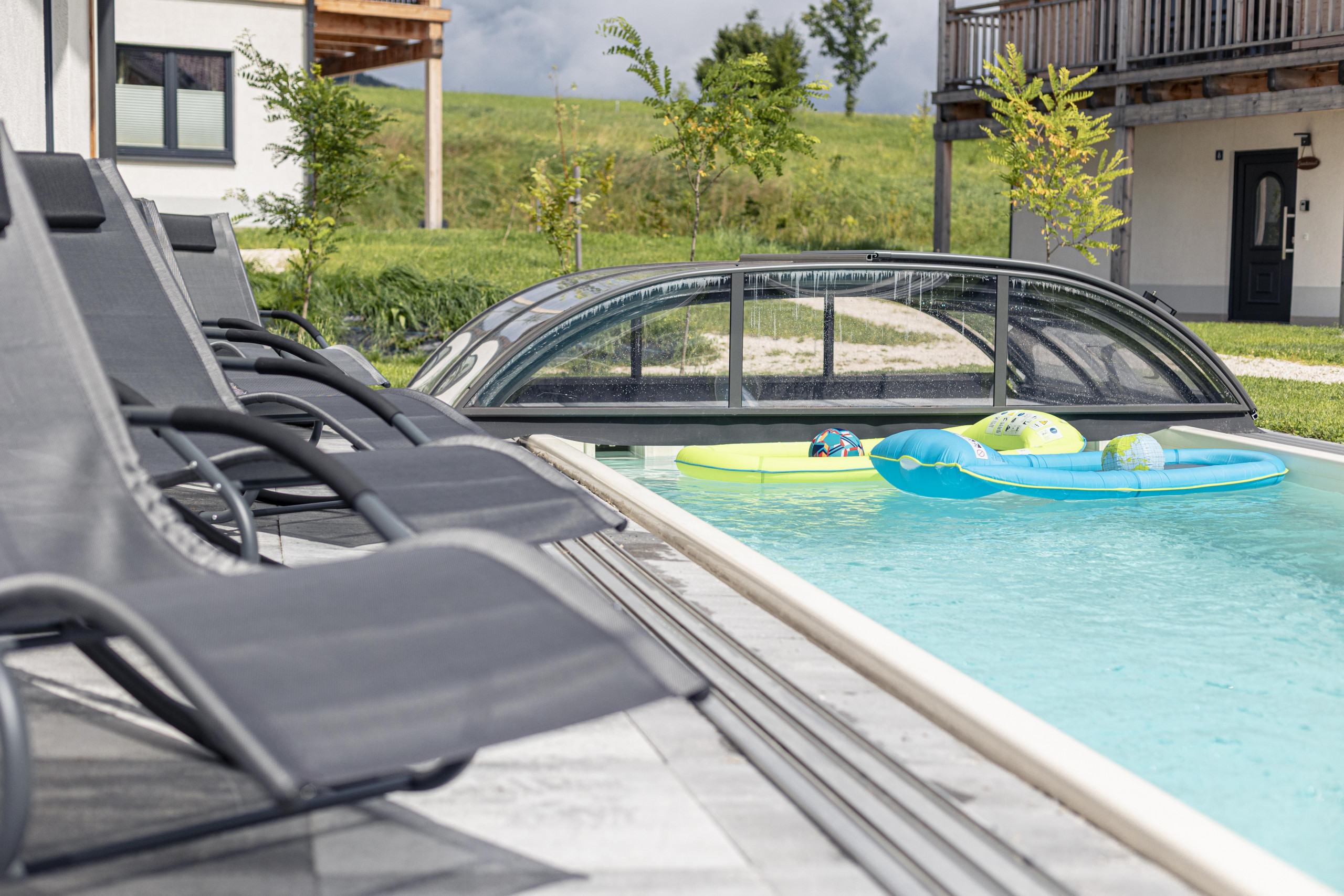  in Inzell - Chalet met sauna & zomer-zwembad voor 10 personen