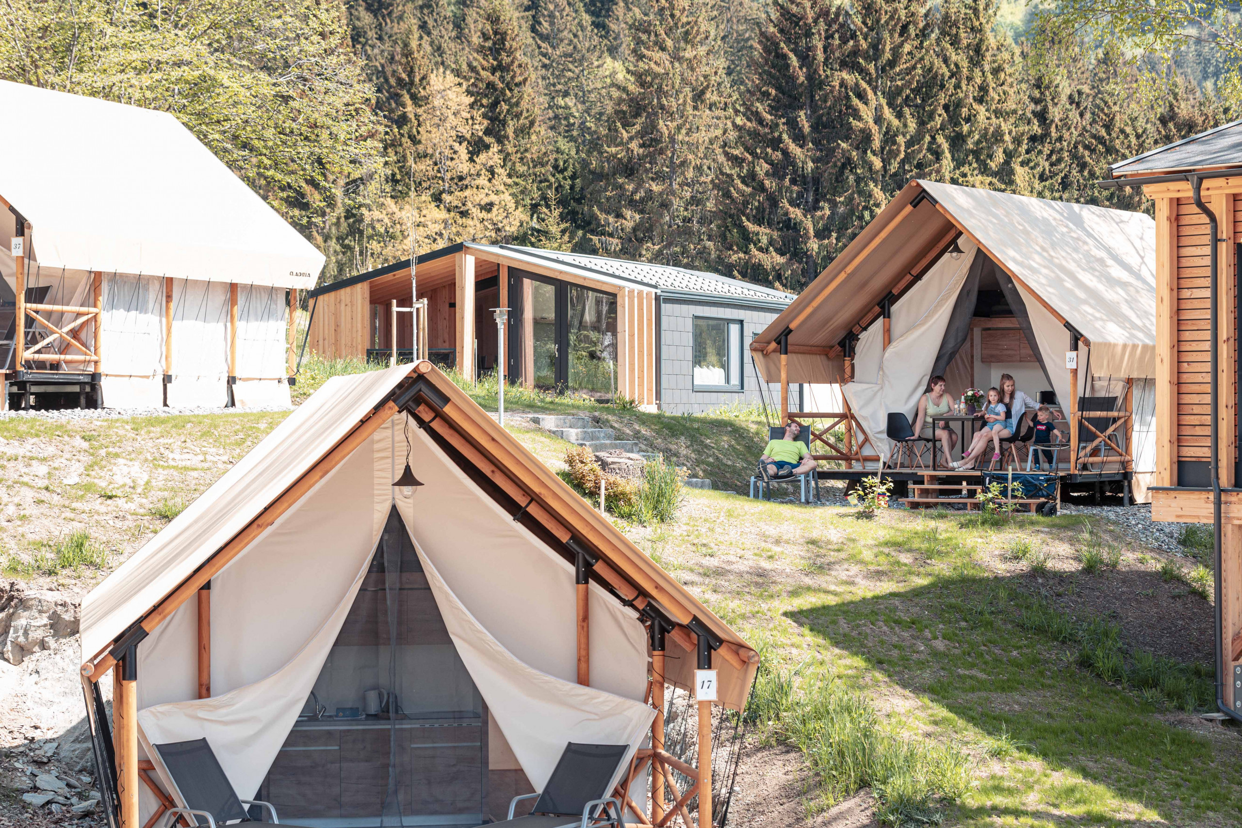  in Kötschach-Mauthen - Luxe tent Safari voor 6 personen