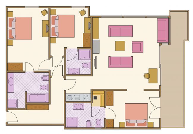 Appartement in Reith bei Kitzbühel - Penthouse met 3 slaapkamers Appartement in Reith bei Kitzbühel - Penthouse met 3 slaapkamers