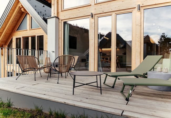 Chalet in Niederwölz - Chalet #4 met 2 slaapkamers en sauna