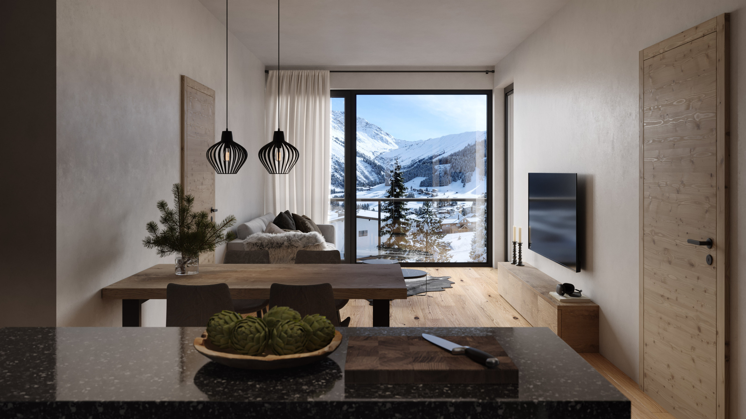  in Berwang - Penthouse met 4 slaapkamers voor maximaal 10 personen met sauna en hot tub