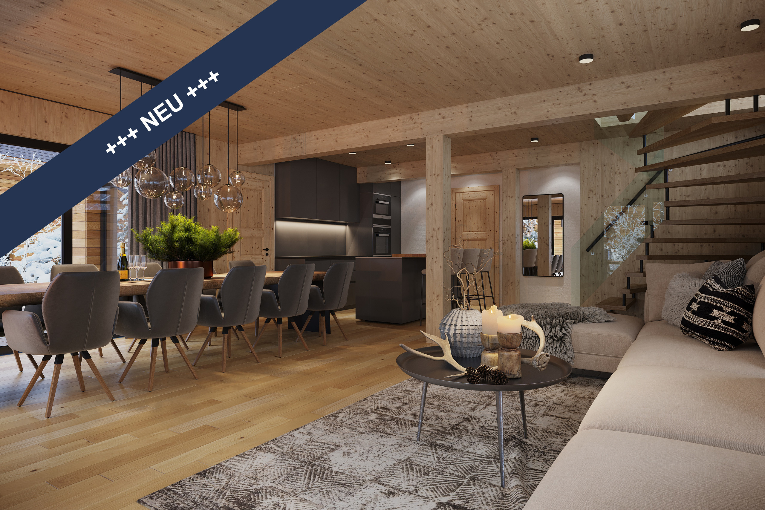 Villa in Murau - Superior-chalet met 3 slaapkamers, sauna en hot tub