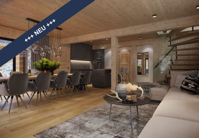 Chalet in Murau - Superior-chalet met 3 slaapkamers, sauna en hot tub