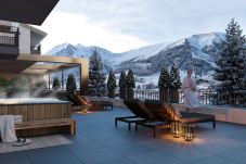 Ferienwohnung in Berwang - Penthouse mit 4 Schlafzimmern für bis zu 10 Personen mit Sauna und Hot Tub