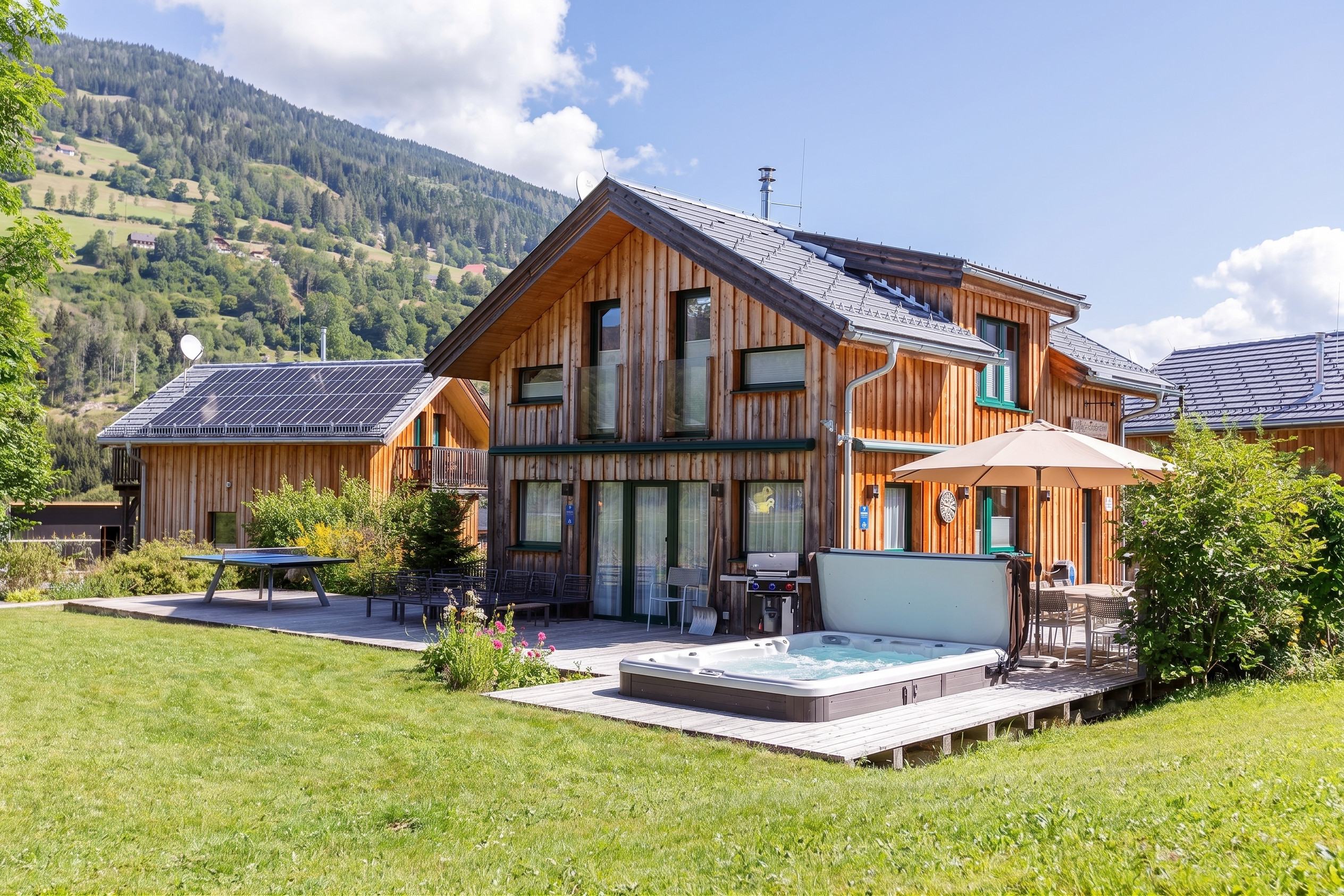 freistehendes Haus in St. Georgen am Kreischberg - Chalet # 56 mit 4 Schlafzimmer, Sauna & Swim Spa