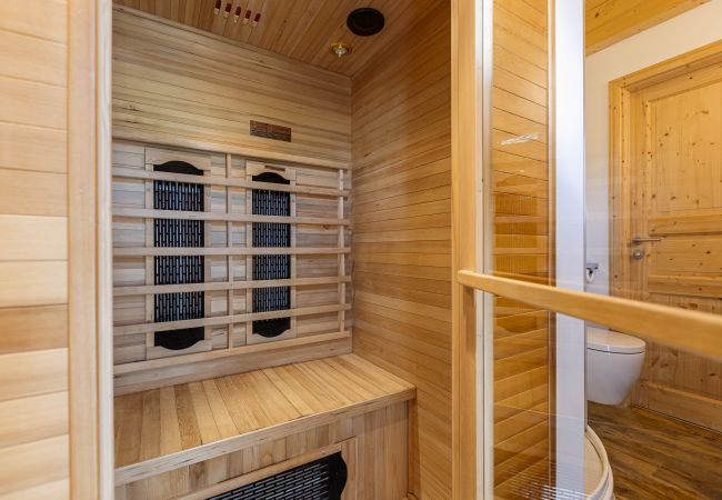 Ferienhaus in St. Georgen am Kreischberg - Chalet # 43b mit 3 Schlafzimmer, IR-Sauna & Whirlpool Ferienhaus in St. Georgen am Kreischberg - Chalet # 43b mit 3 Schlafzimmer, IR-Sauna & Whirlpool