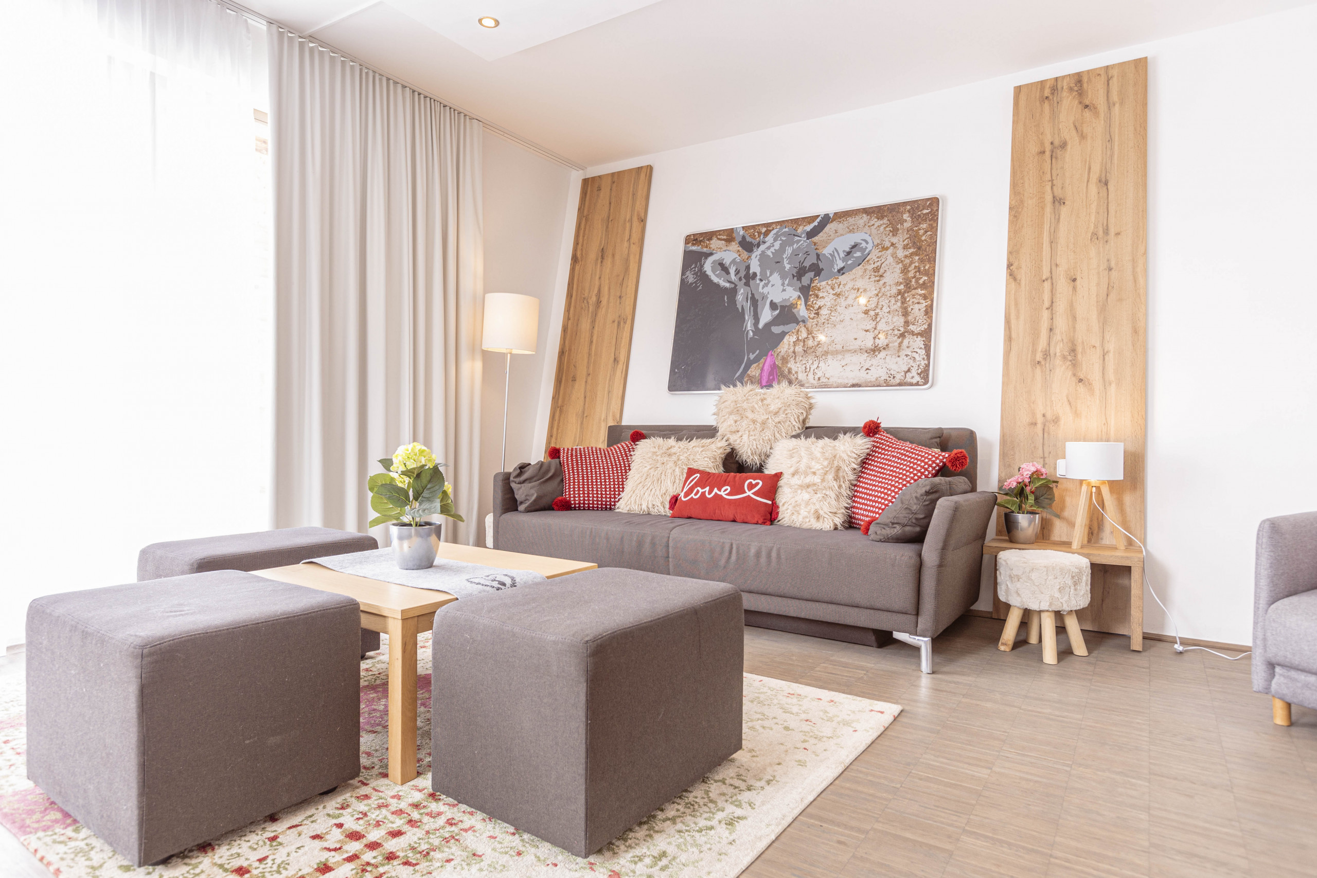  in Rohrmoos-Untertal - Ferienwohnung mit 2 Schlafzimmern, Dachterrasse & Saunabereich