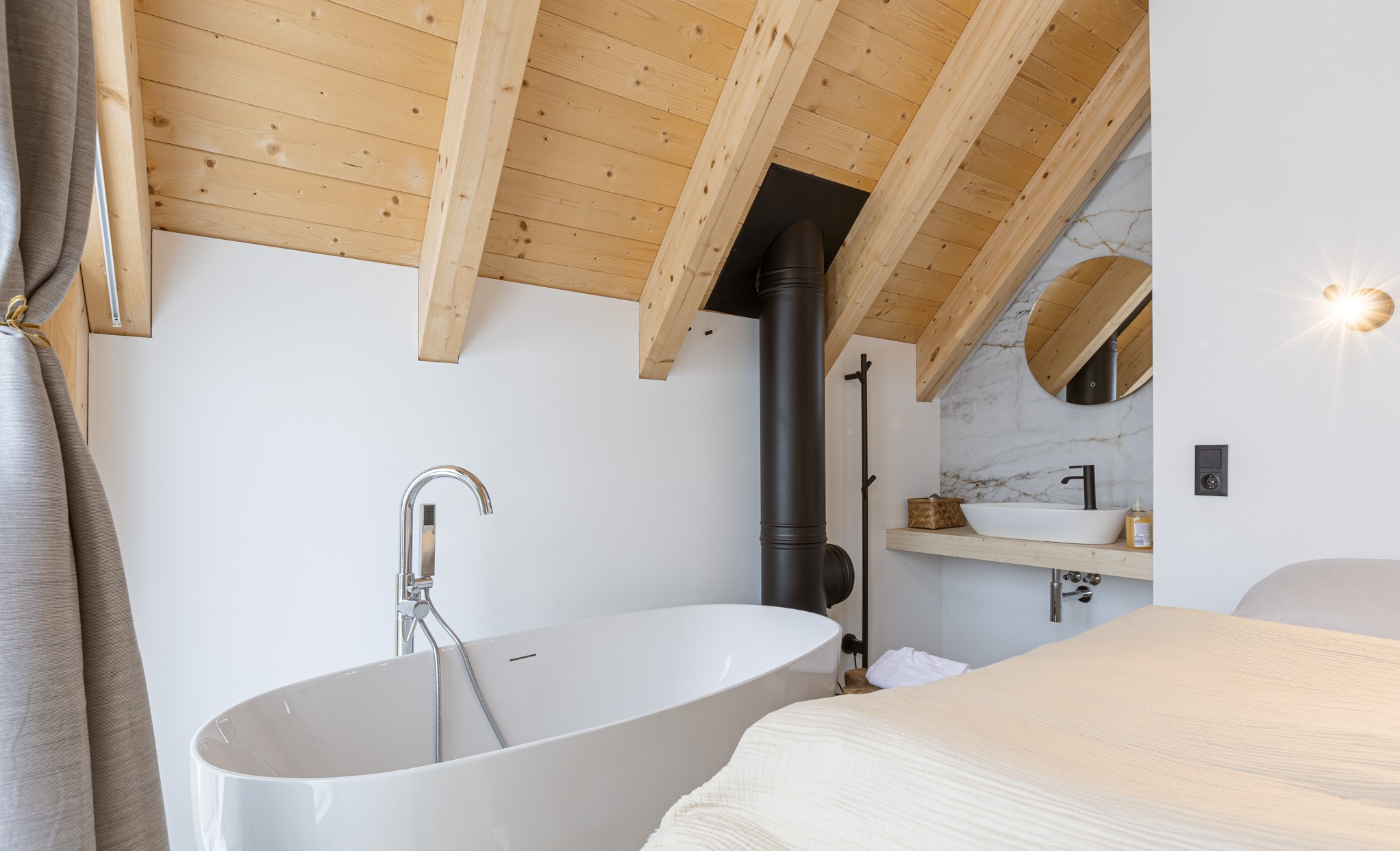  in Niederwölz - Chalet #4 mit 2 Schlafzimmern und Sauna