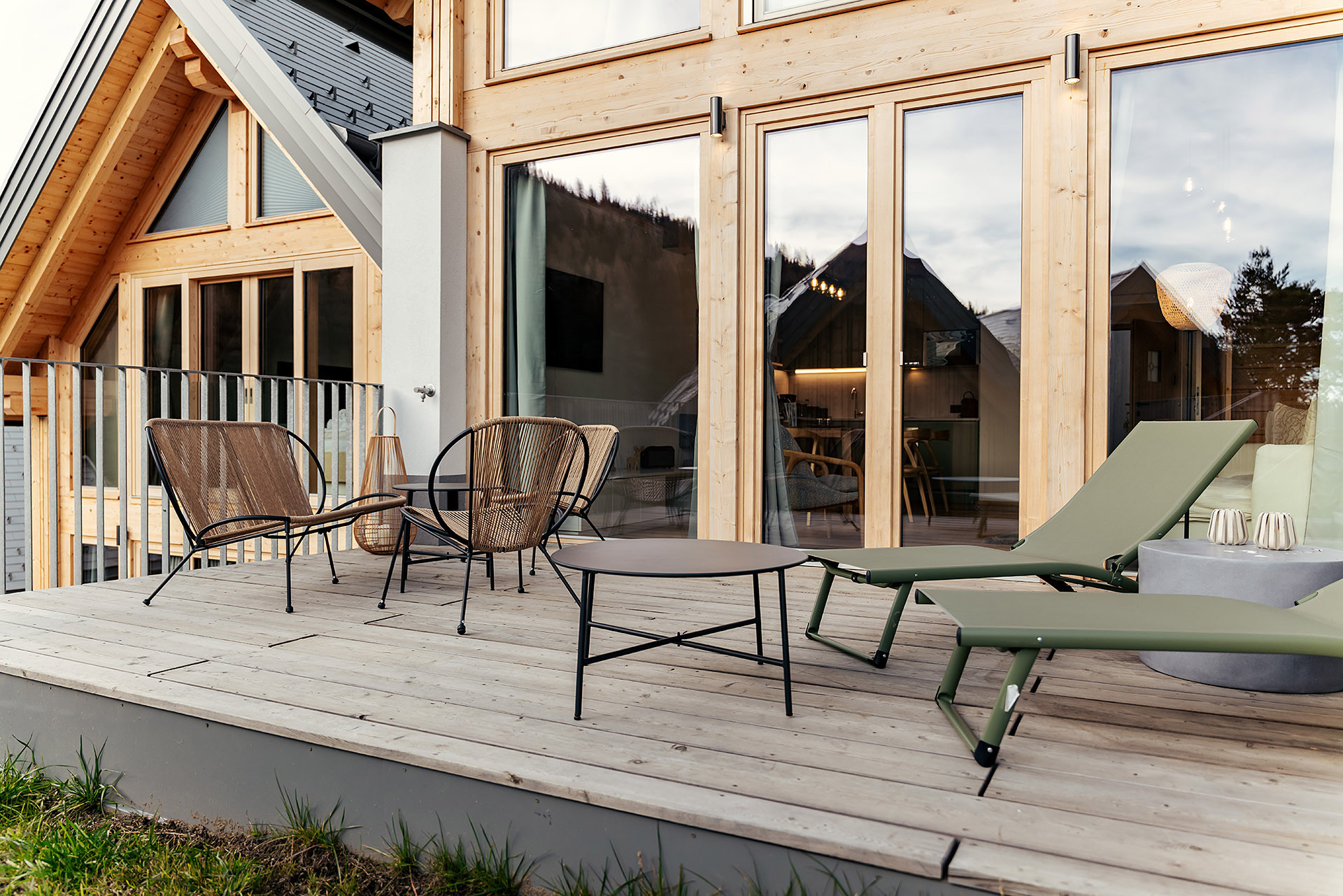 freistehendes Haus in Niederwölz - Chalet #4 mit 2 Schlafzimmern und Sauna