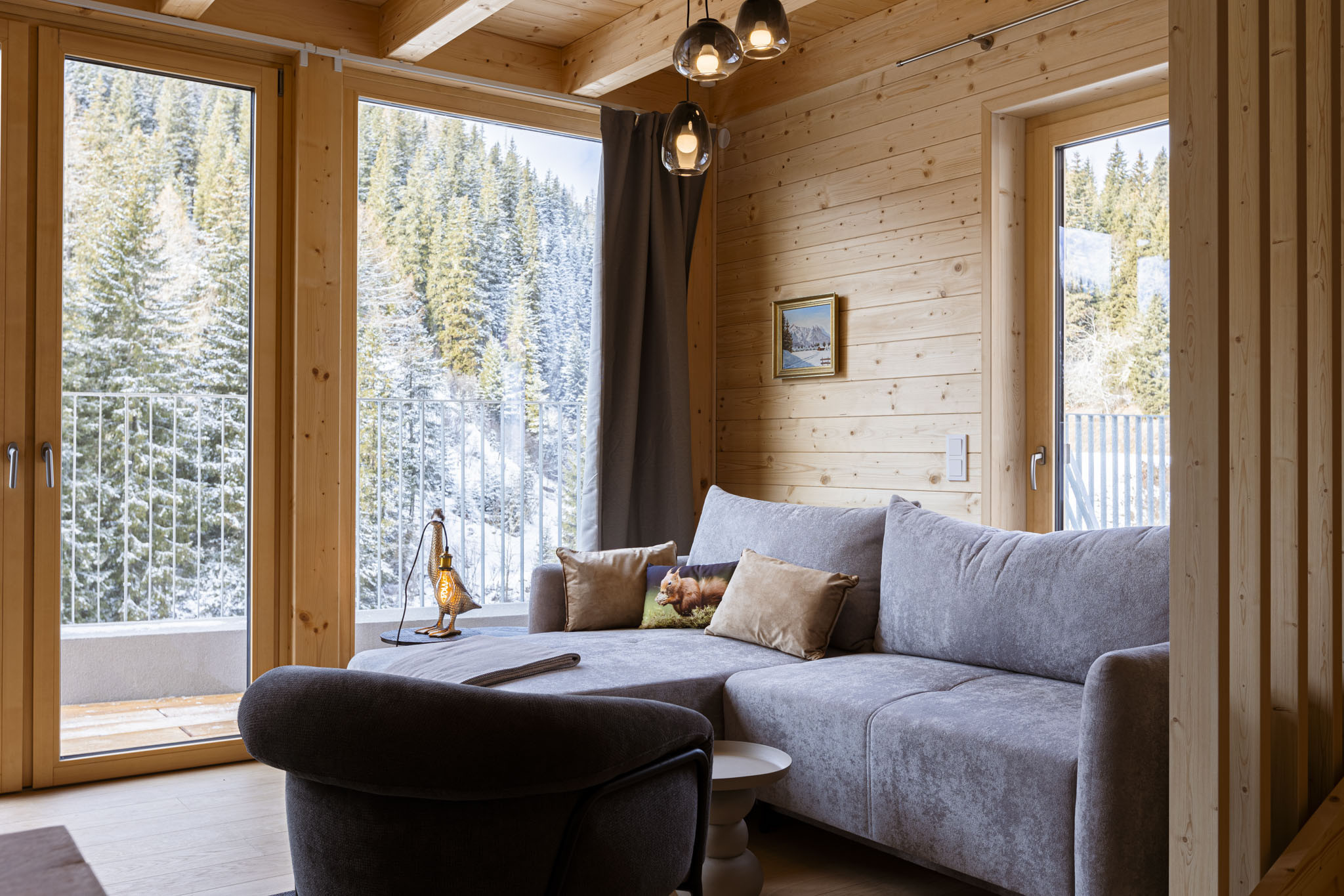  in Niederwölz - Chalet #5 mit 2 Schlafzimmern und Sauna