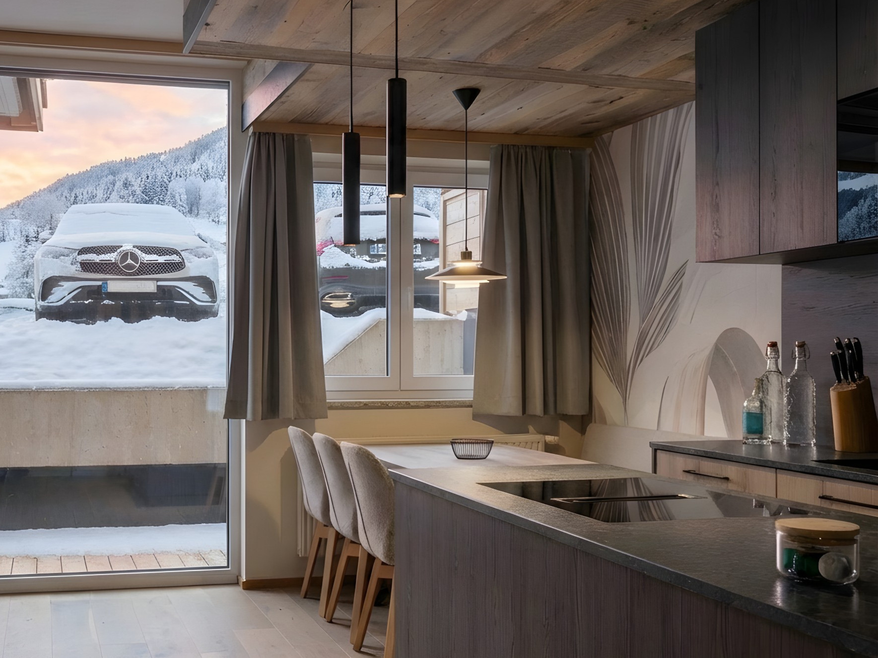  in Kaprun - Familienapartment für 4 Personen und Sauna im Souterrain