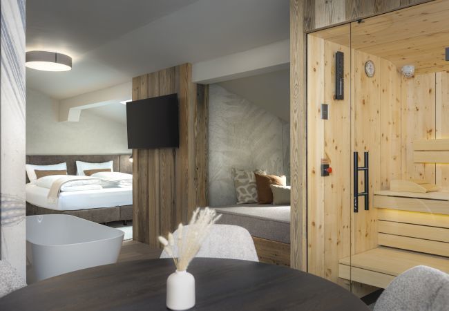 Aparthotel in Kaprun - Junior Suite für bis zu 4 Personen mit Sauna