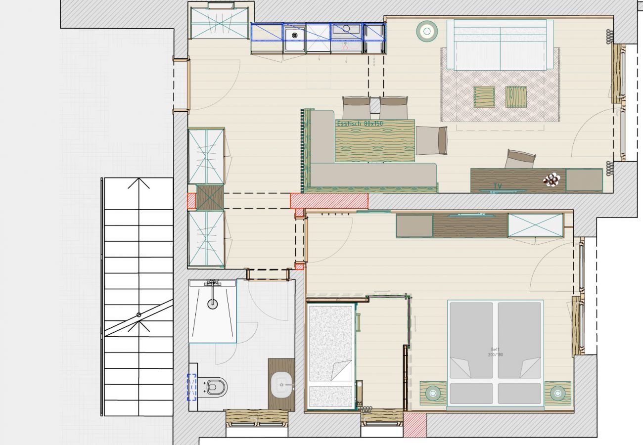 Ferienwohnung in Reith bei Kitzbühel - Ferienwohnung mit 1 Schlafzimmer für 6 Personen Ferienwohnung in Reith bei Kitzbühel - Ferienwohnung mit 1 Schlafzimmer für 6 Personen